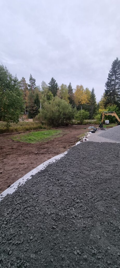 Markarbete i Stockholm – grävarbete och grundförberedelser utförda av MJ Bygg & Mark AB
